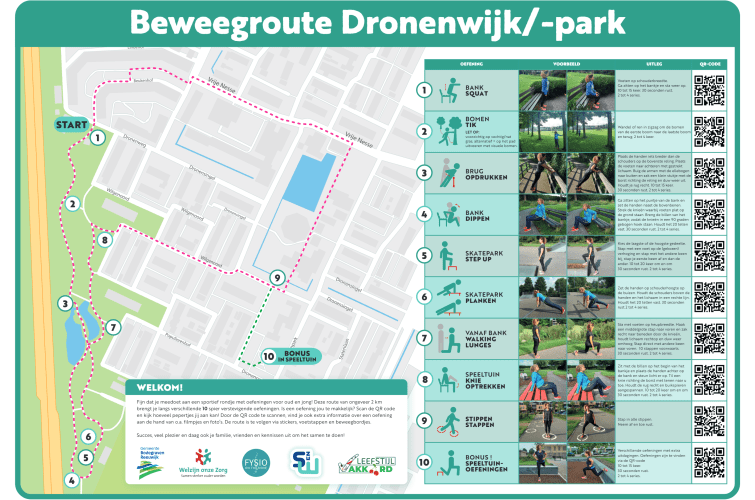Beweegroute Dronenwijk/-park in Bodegraven