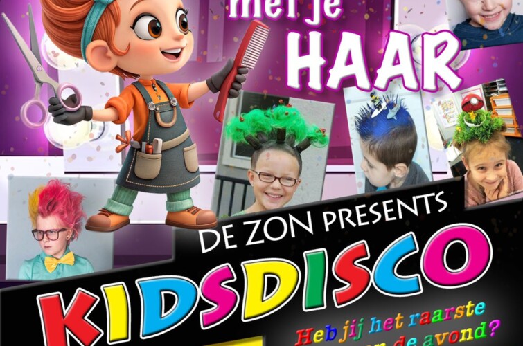 Kids disco Raar met je haar
